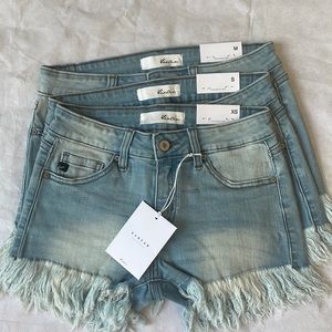 Kancan fringe shorts (NWT)